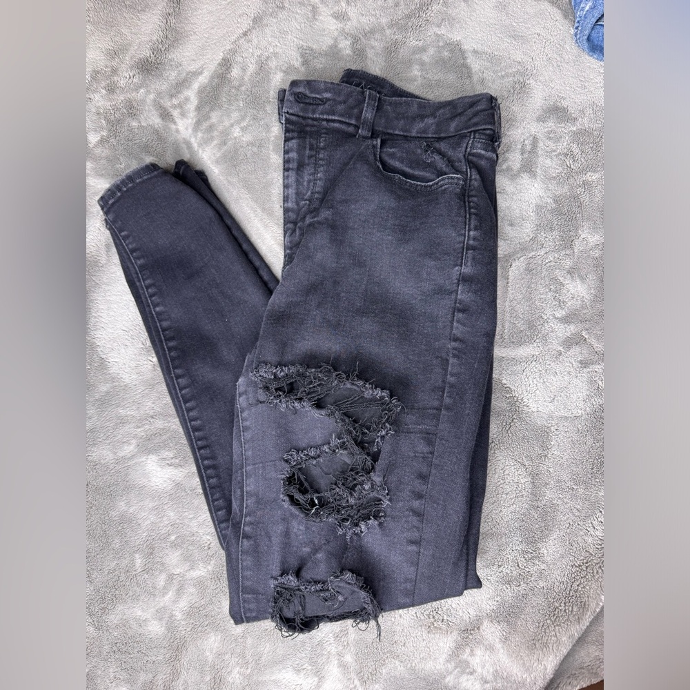 Black Ripped Jeans - Picture 5 of 5